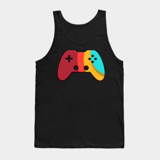 Video Game Lover Christmas Wrapping Gift Design Tank Top
